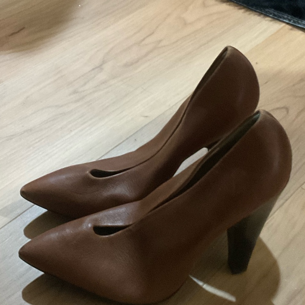 Giuseppe Zanotti Brown Leather Heels